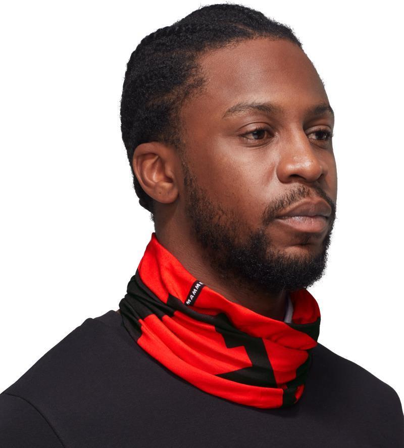 Mammut Neck Gaiter Logo - mammut red / black 1