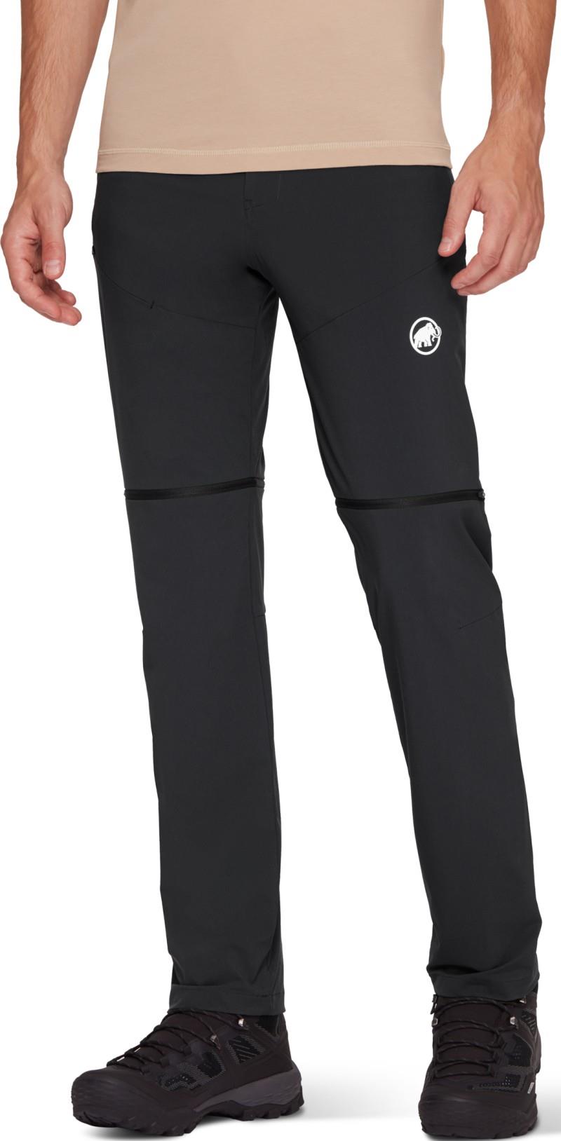Mammut Outdoor Zip Off Pants, Reg - Mens - black 1