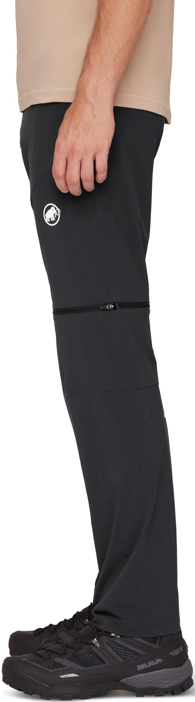 Mammut Outdoor Zip Off Pants, Reg - Mens - black 1
