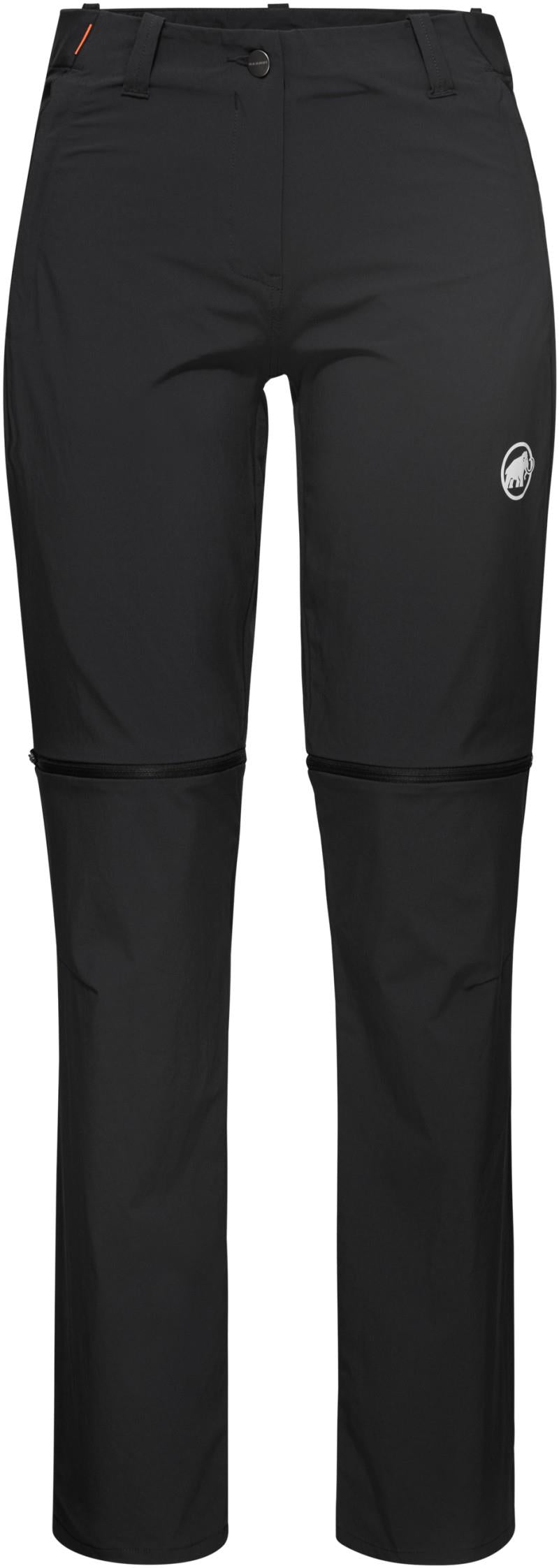 Mammut Outdoor Zip Off Pants, Reg - Womens - black 1