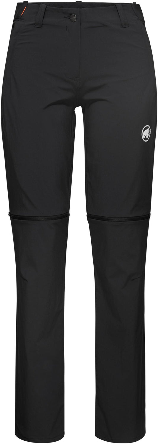 Mammut Outdoor Zip Off Pants, Reg - Womens - black 1