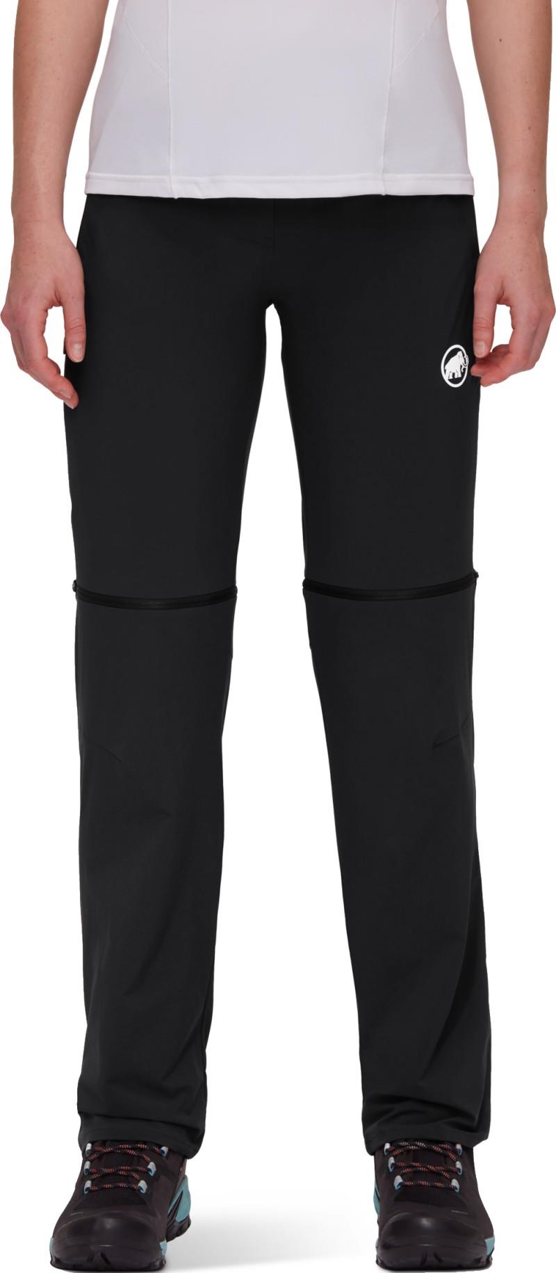 Mammut Outdoor Zip Off Pants, Reg - Womens - black 1