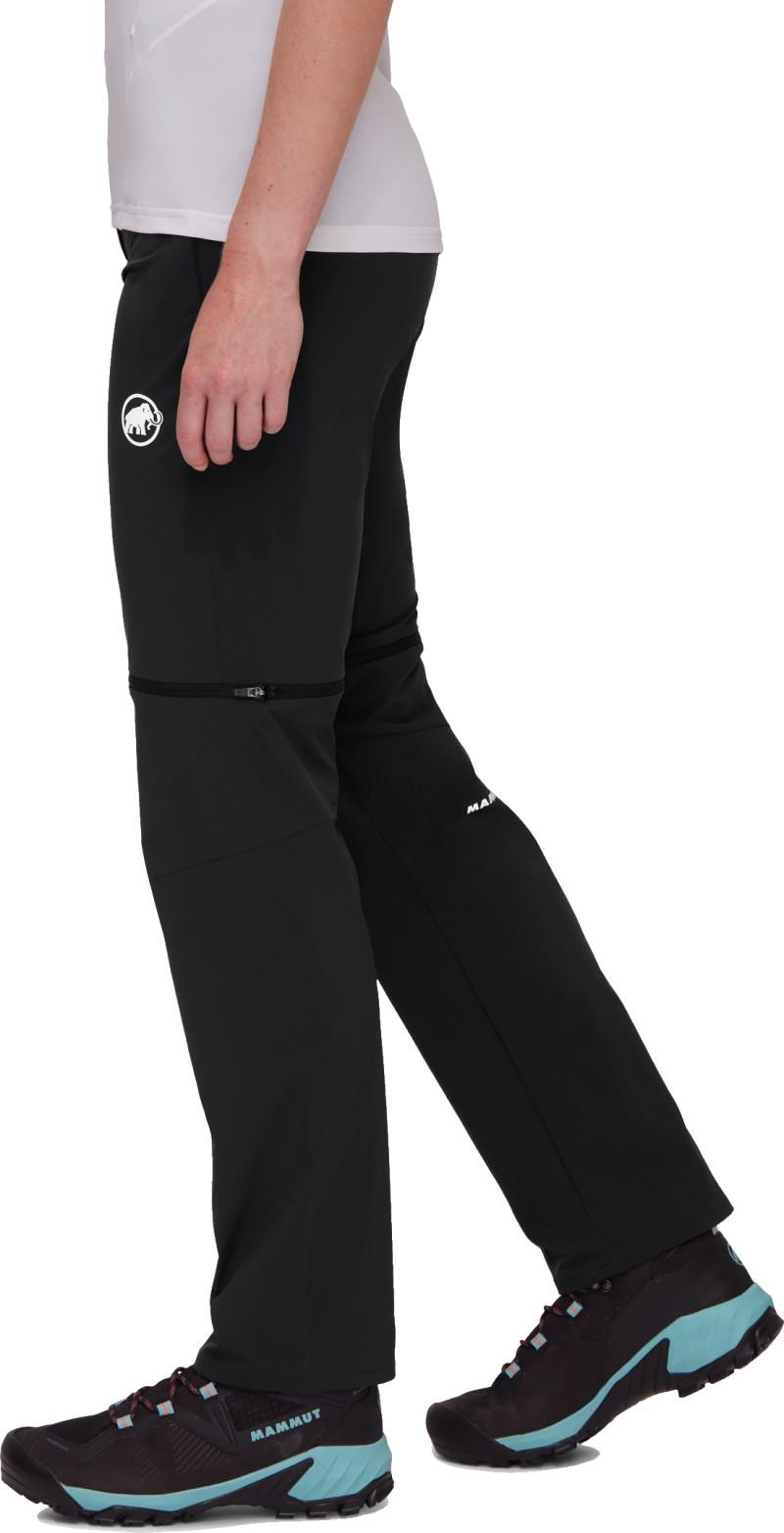 Mammut Outdoor Zip Off Pants, Reg - Womens - black 1