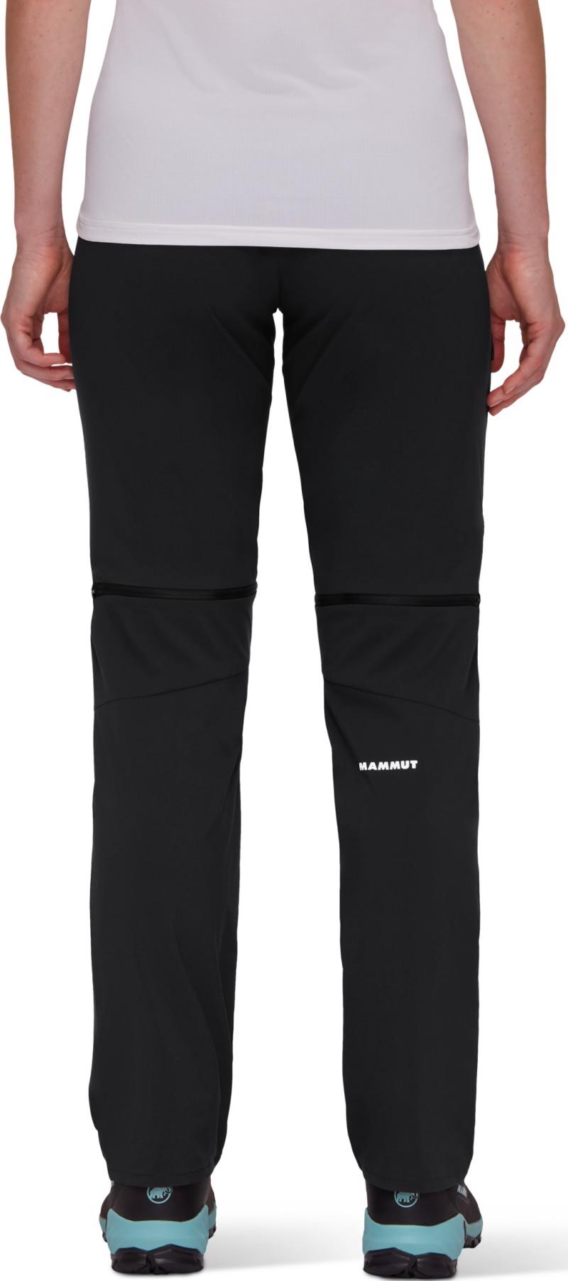 Mammut Outdoor Zip Off Pants, Reg - Womens - black 1