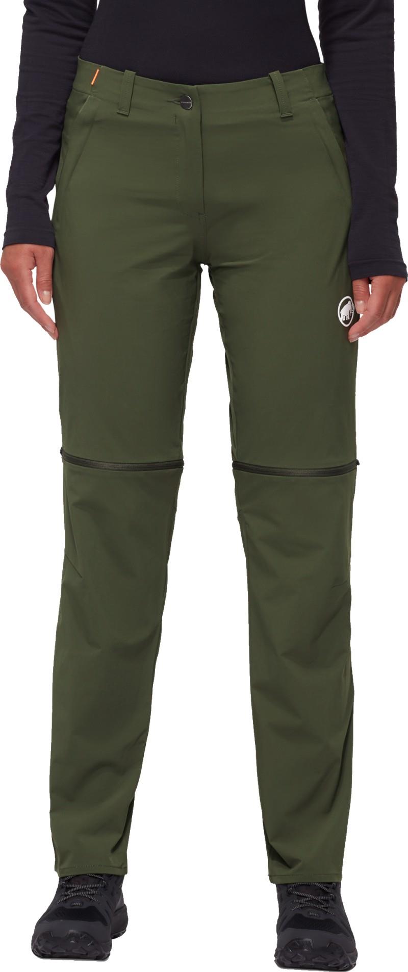Mammut Outdoor Zip Off Pants, Reg - Womens - dark marsh 1
