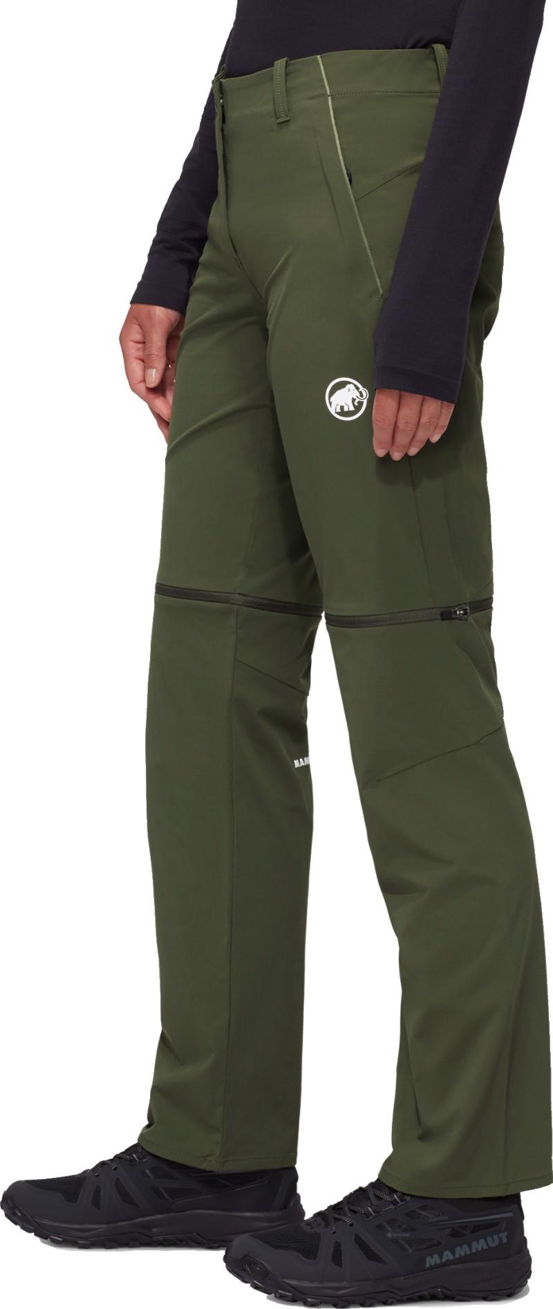 Mammut Outdoor Zip Off Pants, Reg - Womens - dark marsh 1