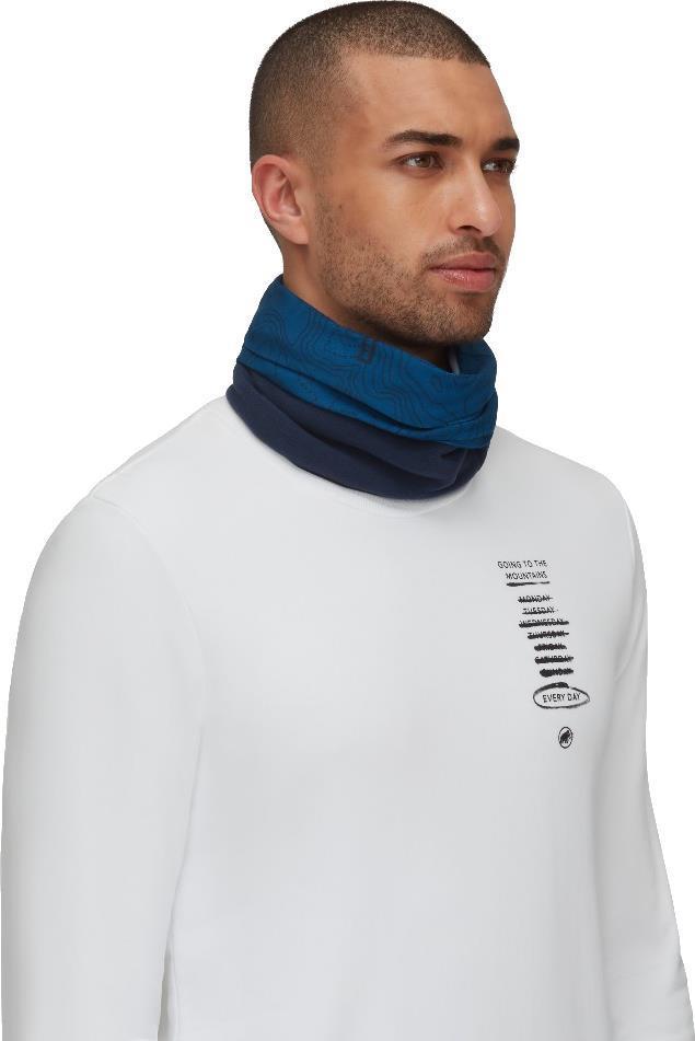 Mammut Thermo Neck Gaiter - Marine / Deep Ice 1