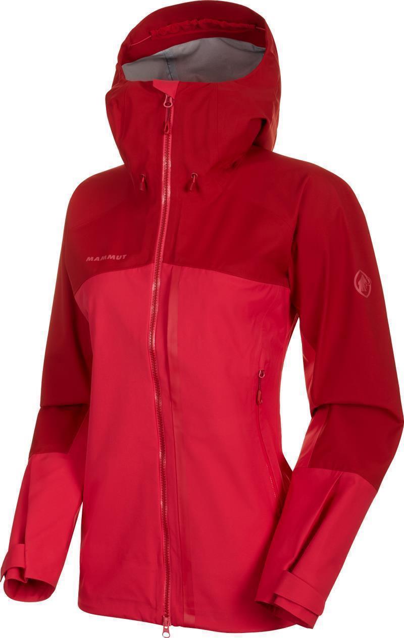 Masao HS Hooded Jacket - Womens - Dragon Fruit / Scooter 1