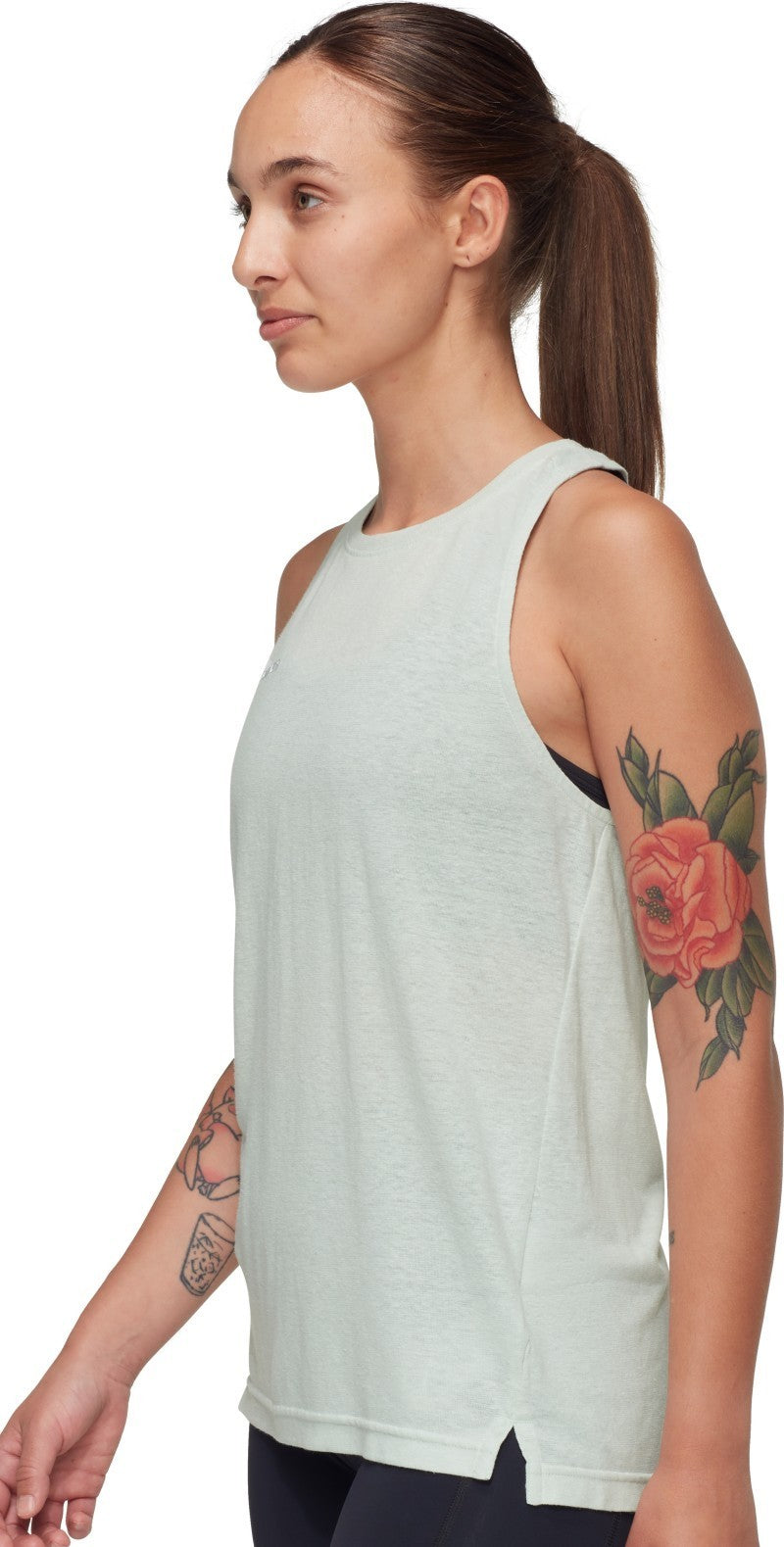 Massone Light Tank Top - Womens - silver sage 1