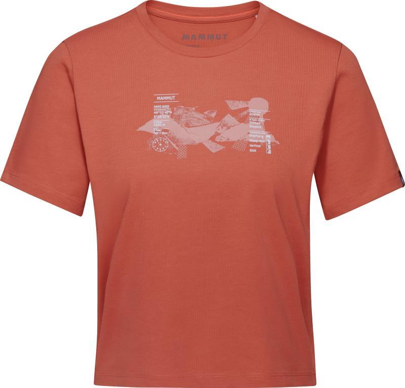Massone T-Shirt Cropped Rocks - Womens - Brick 1