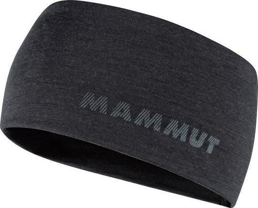 Merino Headband - Black Melange 1