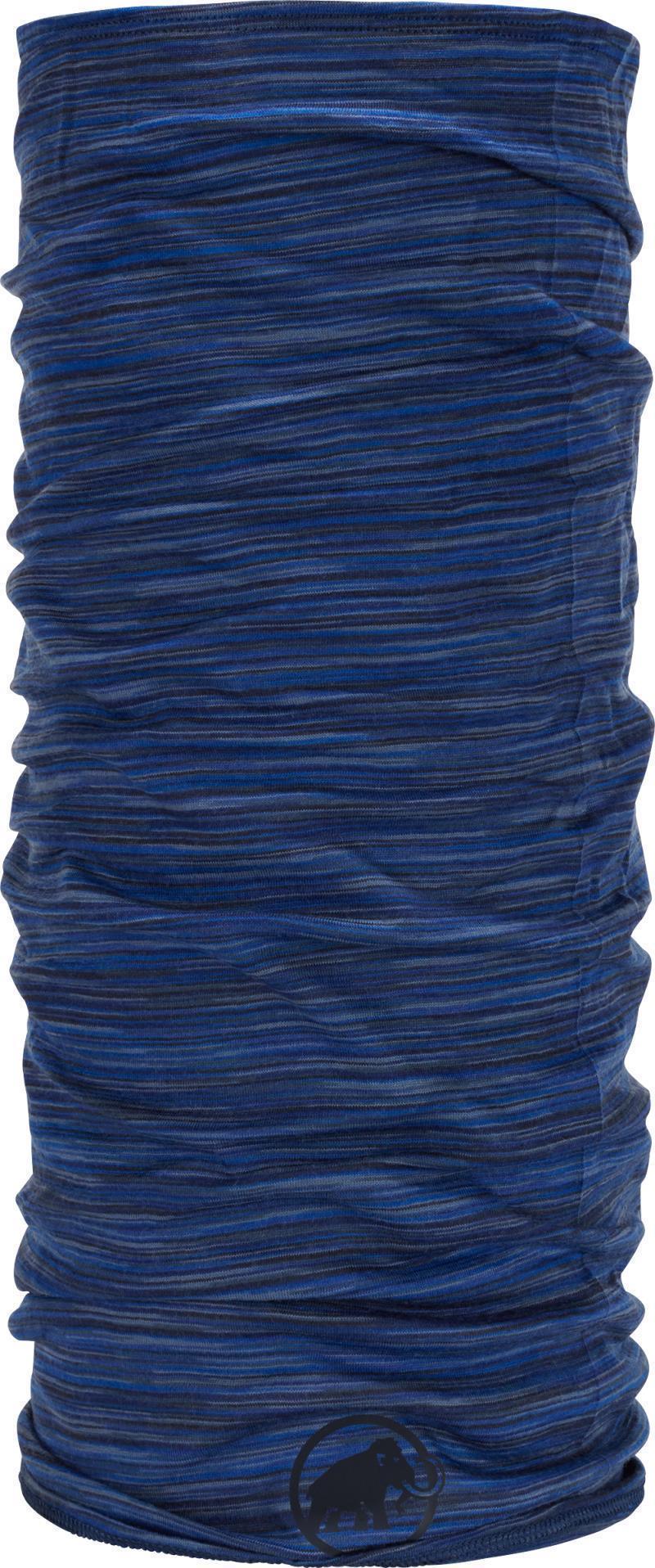 Merino Neck Gaiter - peacoat melange 1