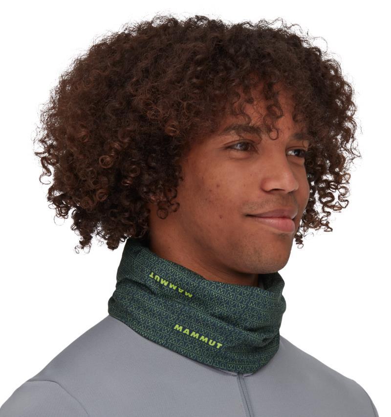 Mountain Neck Gaiter - marine / highlime 1