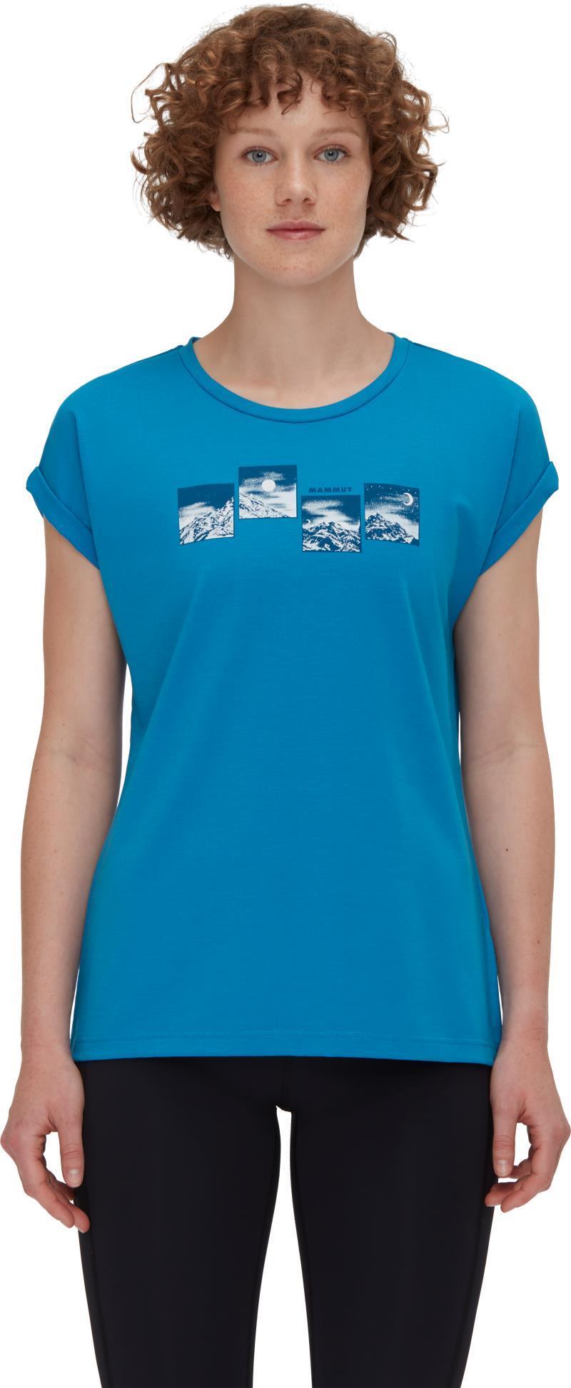 Mountain T-Shirt Day and Night - Womens - Glacier Blue 2
