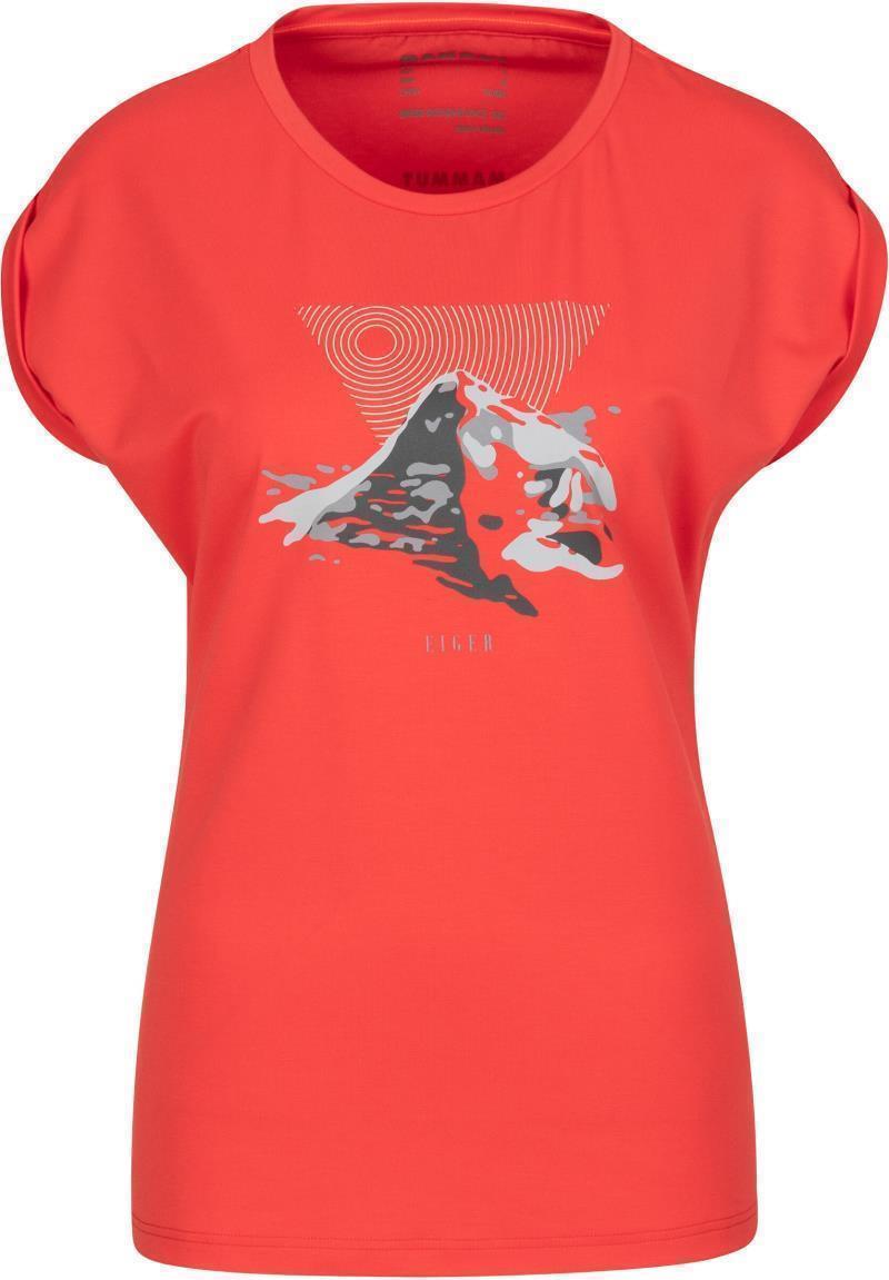 Mountain T-Shirt - Womens - sunset 1