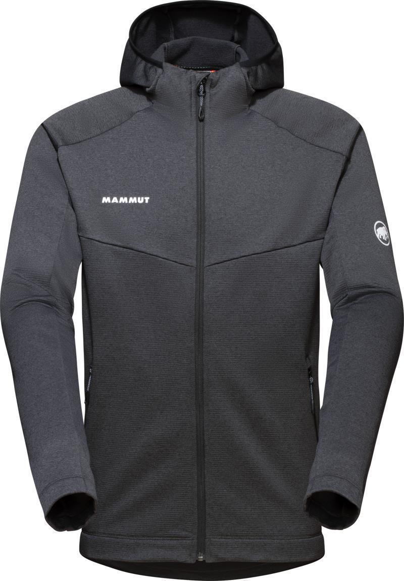 Nair ML Hooded Jacket - Mens - black melange / white 1