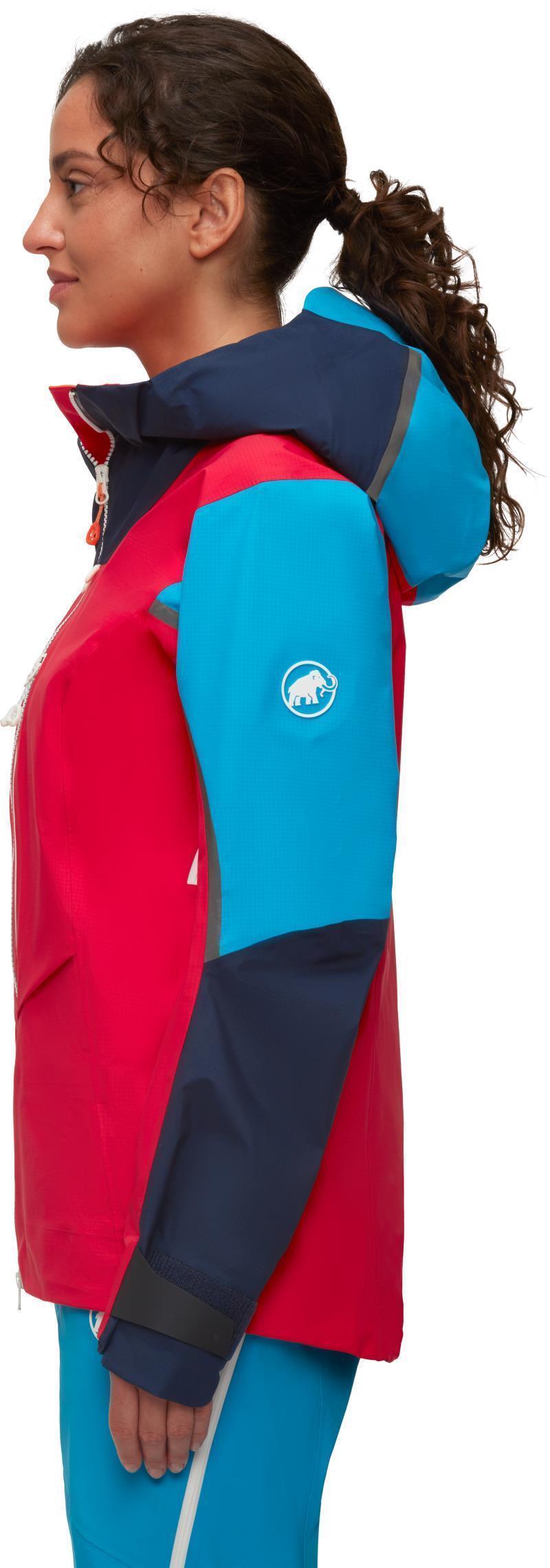 Nordwand Advanced HS Hooded Jacket - Womens - Azalea / Night 4