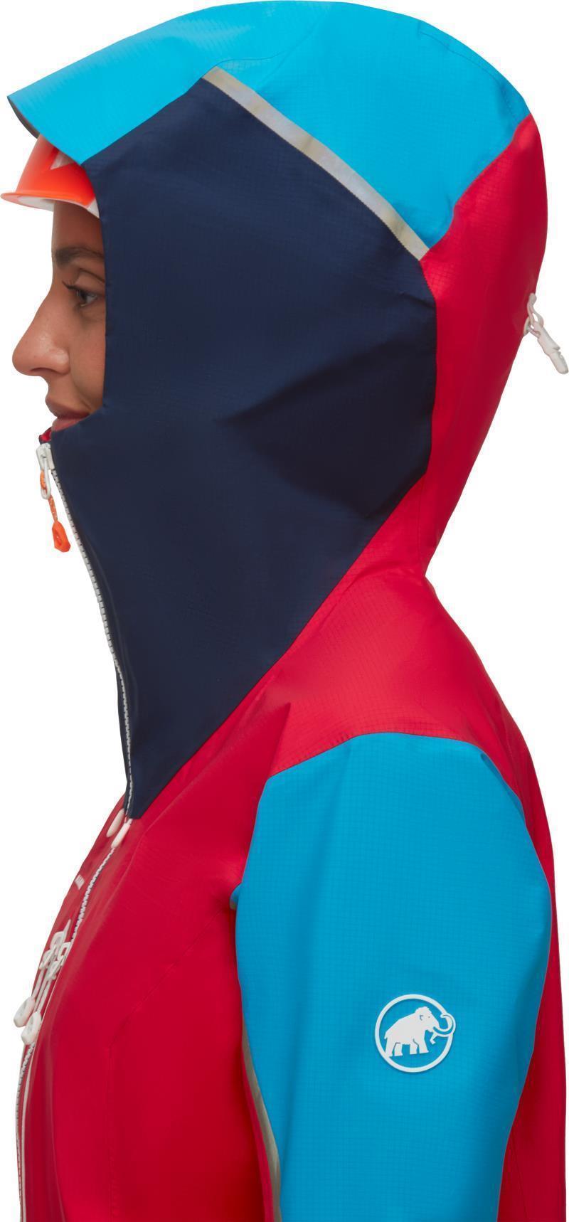 Nordwand Advanced HS Hooded Jacket - Womens - Azalea / Night 5