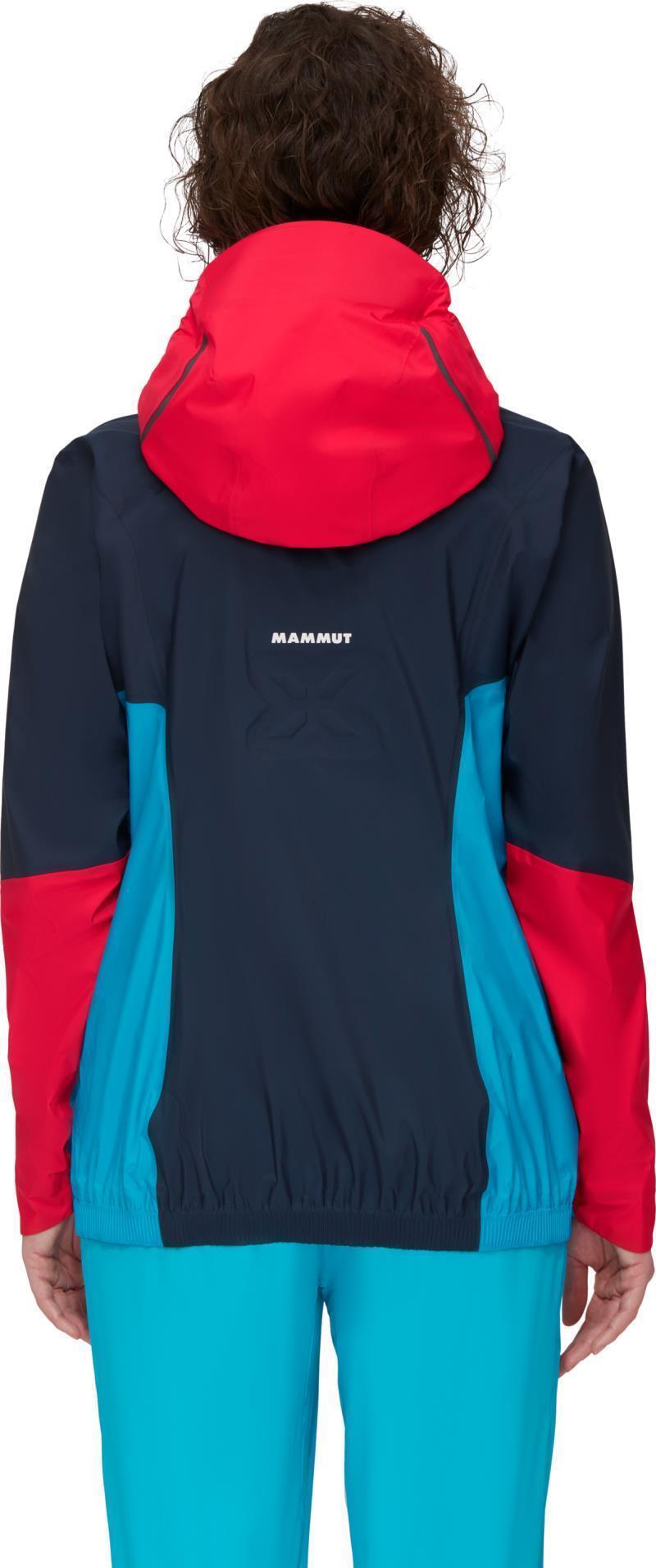 Nordwand Light HS Hooded Jacket - Womens - Night / Azalea 4