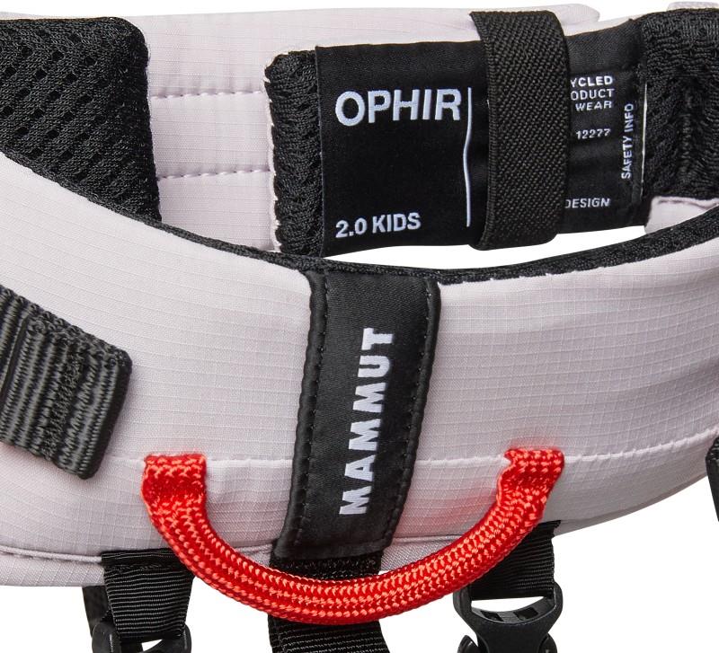 Ophir 2.0 Harness - Kids - alpine calamint / mammut red 1