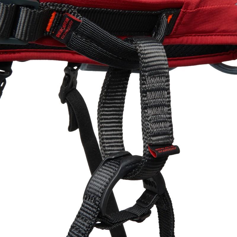 Ophir 3 Slide 2.0 Harness - Womens - dark mammut red / strata 1