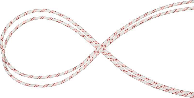 Performance Static 10mm x 200m (Sold p/mtr) - white / red 1