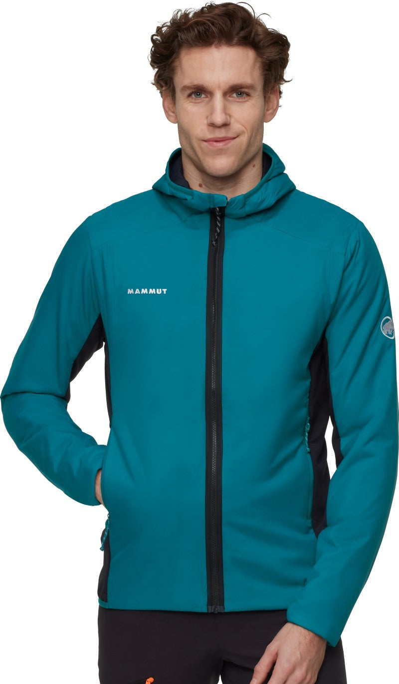 Rime Light IN Hybrid Hooded Jacket - Mens - deep teal / black 1