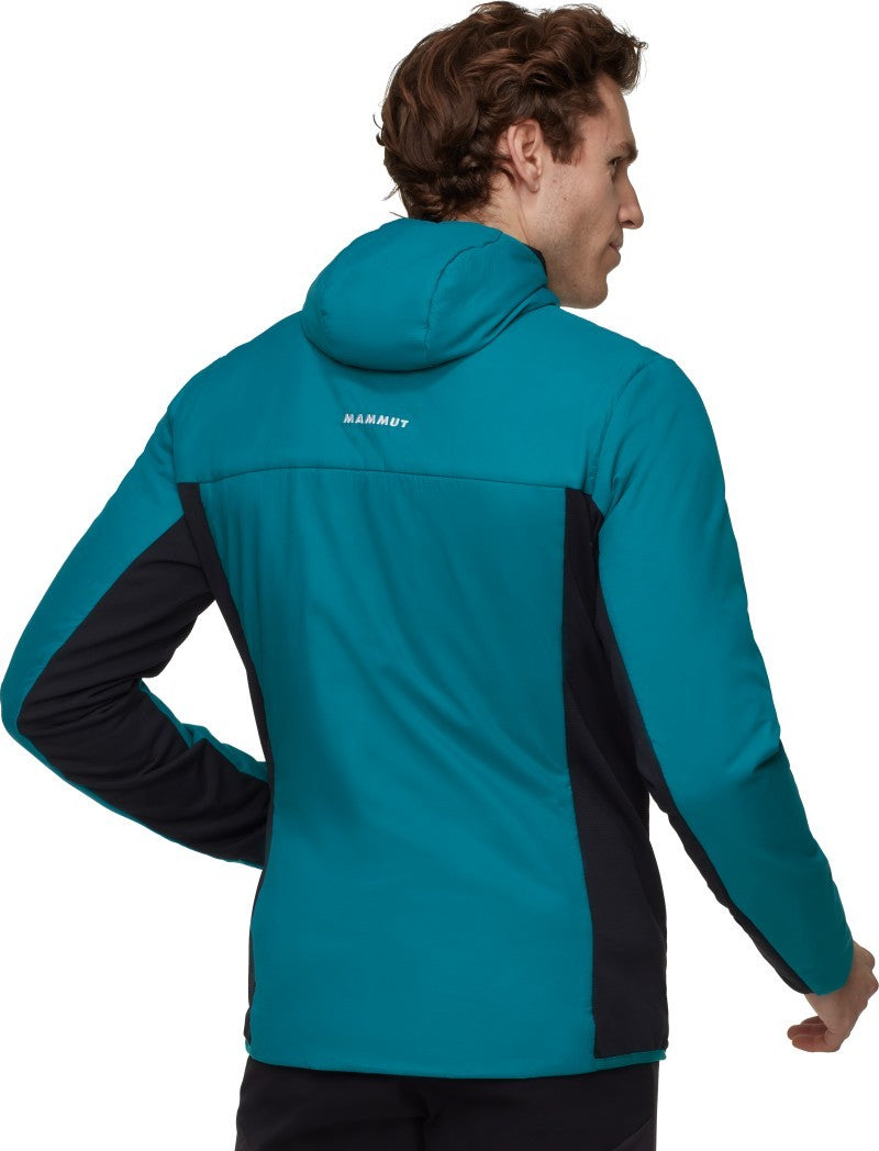 Rime Light IN Hybrid Hooded Jacket - Mens - deep teal / black 1