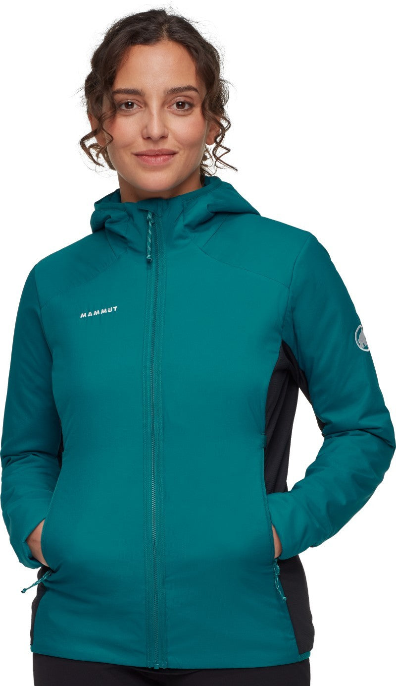 Rime Light IN Hybrid Hooded Jacket - Womens - deep teal 1