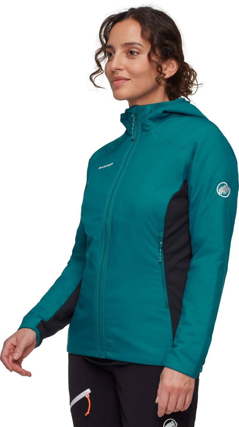 Rime Light IN Hybrid Hooded Jacket - Womens - deep teal 1