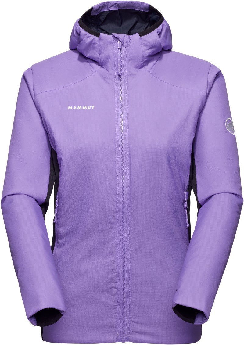 Rime Light IN Hybrid Hooded Jacket - Womens - lavandin / black 1