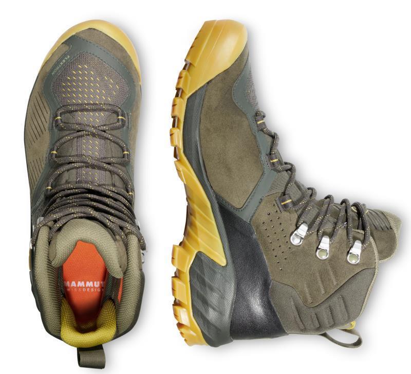 Sapuen High GTX - Womens - Dark Tin / Amber Green 3