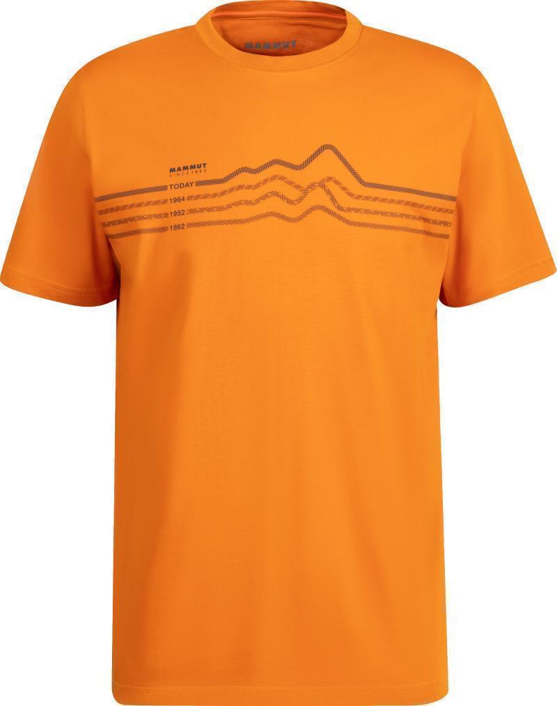 Seile T-Shirt - Mens - dark cheddar prt1 1