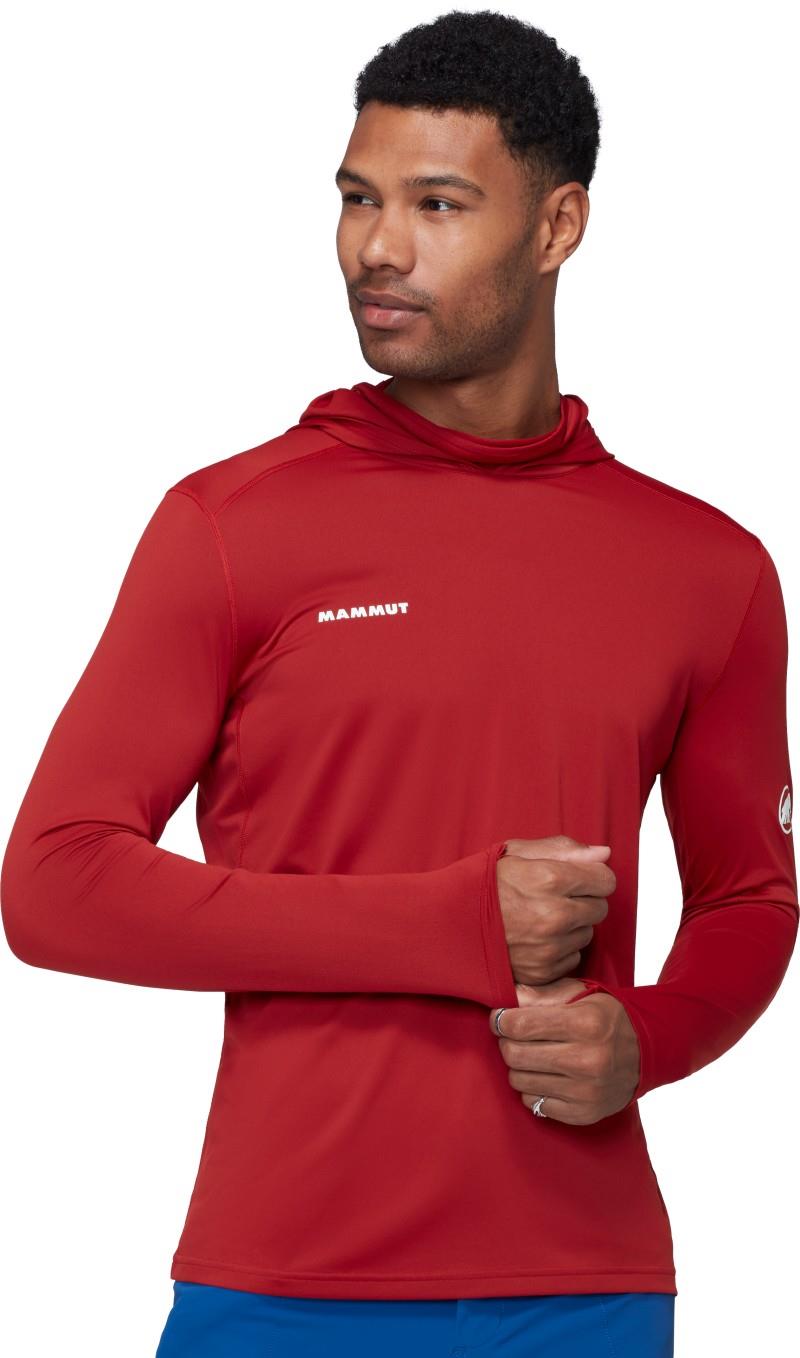 Selun FL Sun Hoody - Mens - dark mammut red 1