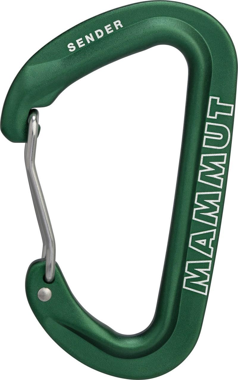 Sender Wire Carabiner - green 1