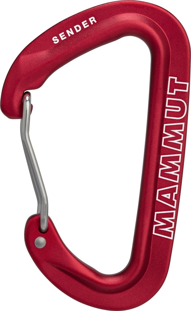 Sender Wire Carabiner - red 1
