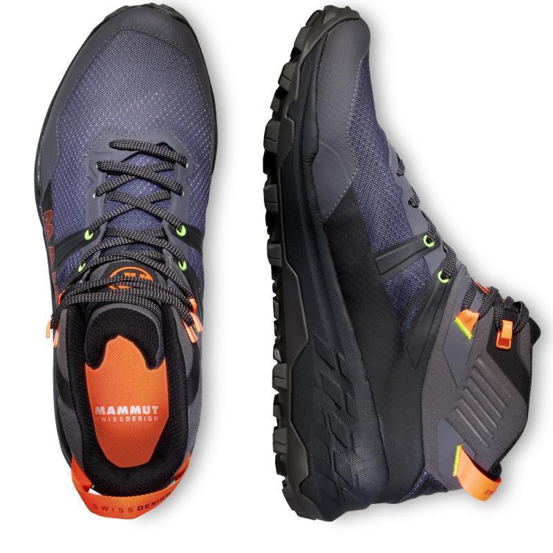 Sertig II Mid GTX - Mens - Dark Titanium / Vibrant Orange 4