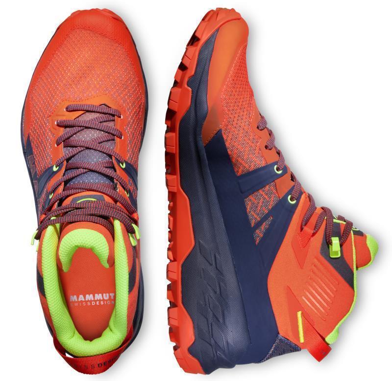 Sertig II Mid GTX - Mens - Hot Red / Marine 4
