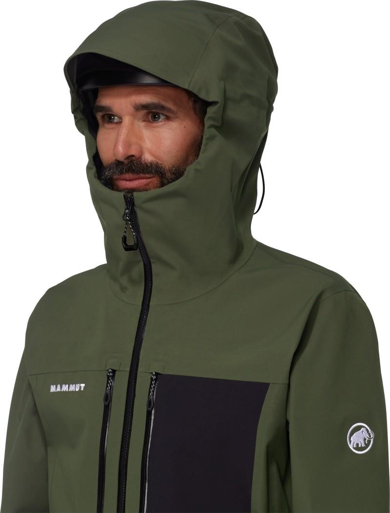 Stoney HS Hooded Jacket - Mens - dark marsh / black 1
