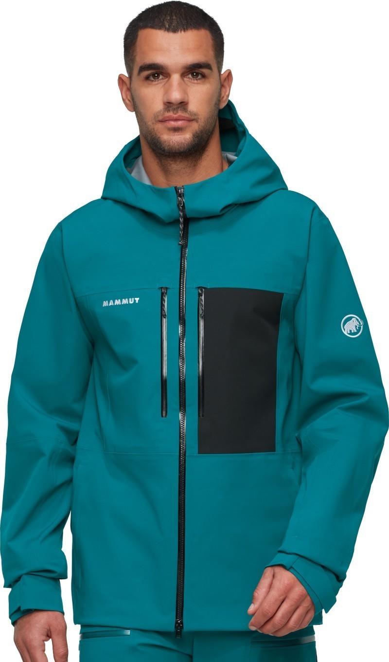 Stoney HS Hooded Jacket - Mens - deep teal / black 1