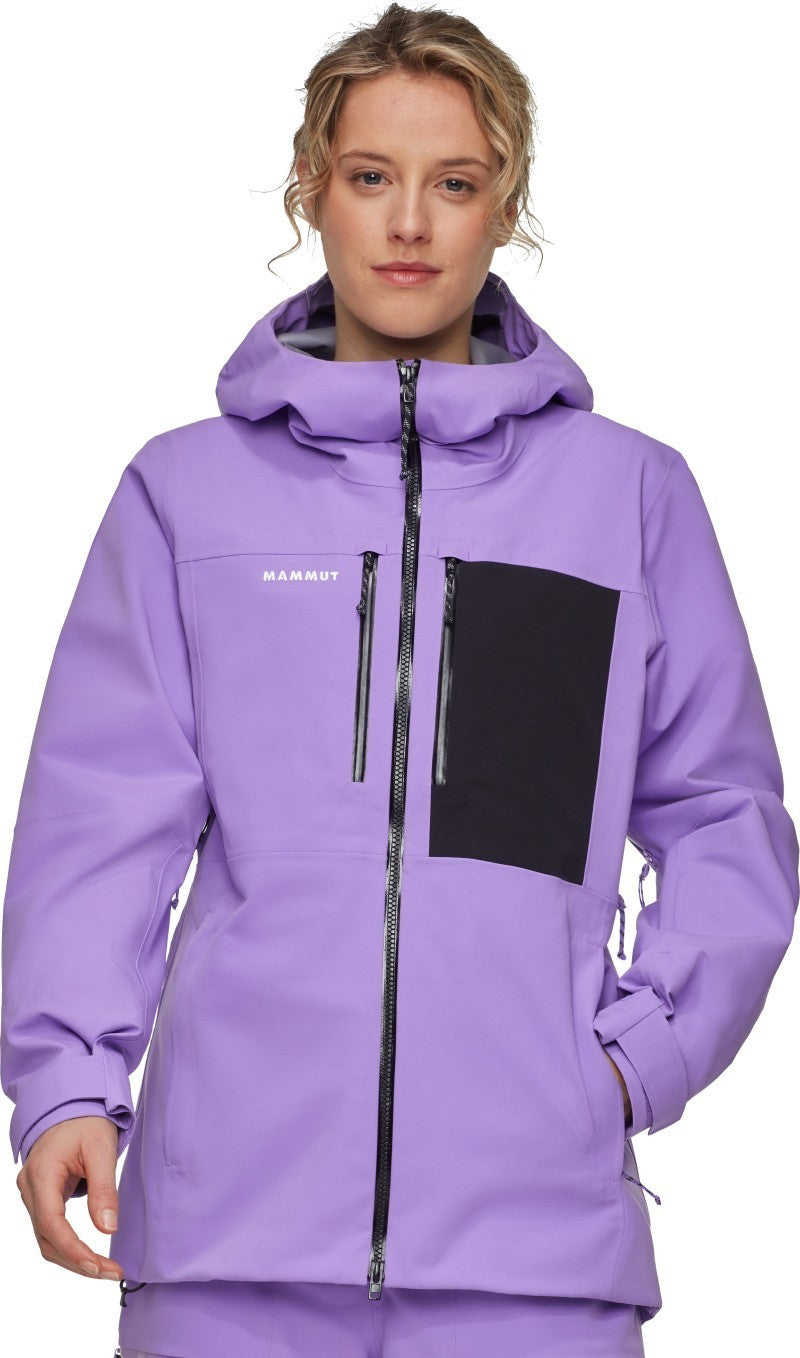 Stoney HS Hooded Jacket - Womens - lavandin / black 1
