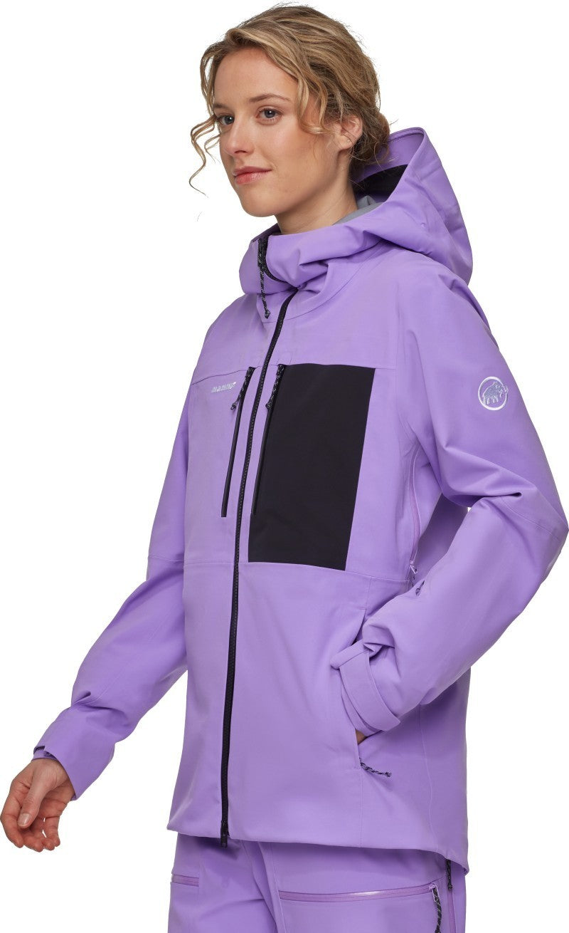 Stoney HS Hooded Jacket - Womens - lavandin / black 1