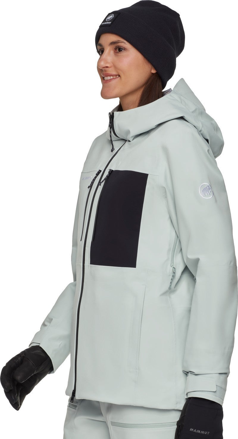 Stoney HS Hooded Jacket - Womens - silver sage / black 1