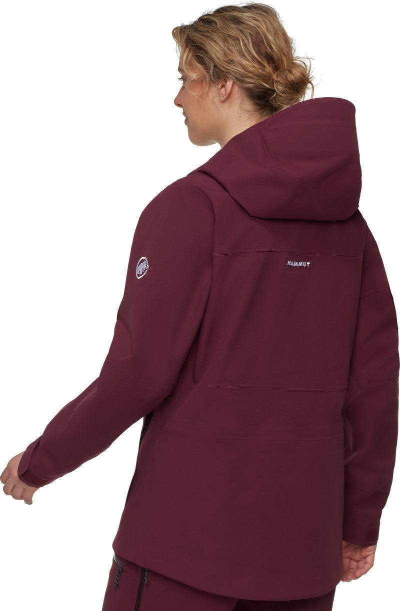 Stoney HS Hooded Jacket - Womens - vin / black 1