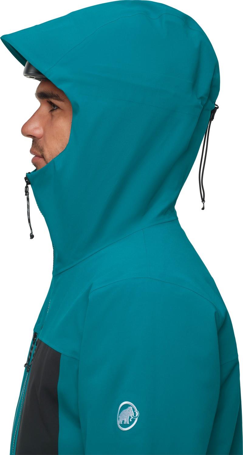 Stoney HS Thermo Hooded Jacket - Mens - deep teal / black 1