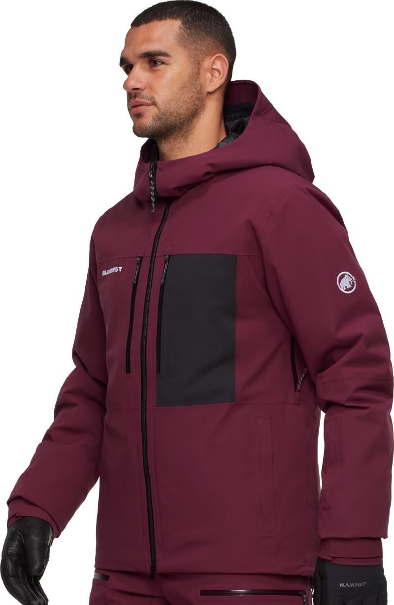 Stoney HS Thermo Hooded Jacket - Mens - vin / black 1