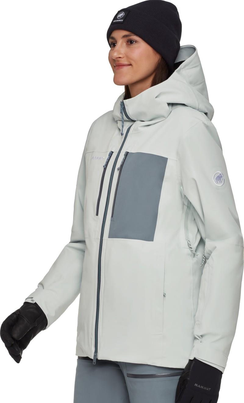 Stoney HS Thermo Hooded Jacket - Womens - silver sage / strata 1