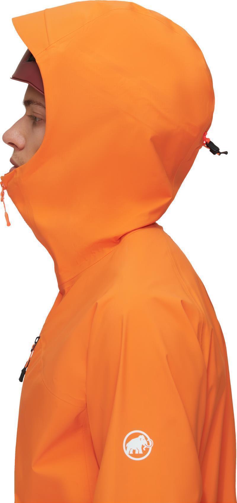 Taiss HS Hooded Jacket - Mens - Dark Tangerine 5
