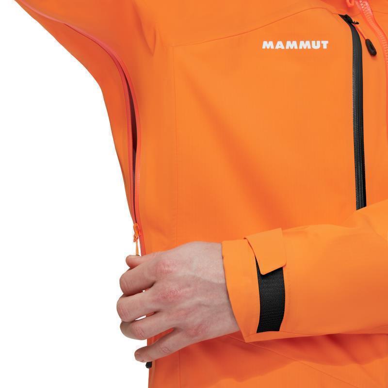 Taiss HS Hooded Jacket - Mens - Dark Tangerine 7