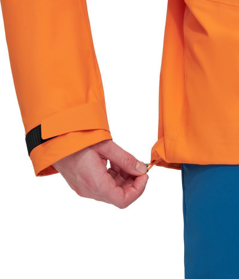 Taiss HS Hooded Jacket - Mens - Dark Tangerine 8